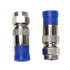 RG6 Compression F Type Straight Antenna Cable Connector Coax Adapter, Pack of 20