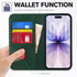 TUCCH 17 (6.3") 2025, 3 Wallet Case for iPhone Credit Card Holders, RFID Blocking, Stand, PU Leather, Shockproof TPU
