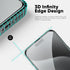 FLOLAB ONETIME PRO Privacy Screen Protector for iPhone 15 Pro, Anti-Reflective, 3D Edge-to-Edge, Easy Install