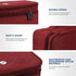 11 inch) ORIENT FAMULAY Travel Electronics Organizer, Waterproof Cable Organizer Bag for Electronic Accessories Double