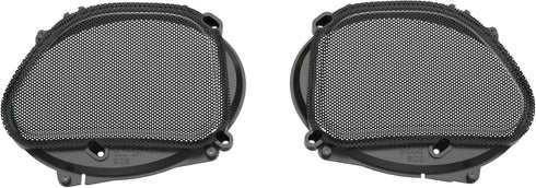 Hogtunes 57 MESH Front Speaker Grills (2 Pack), Fits 1998-2013 Harley-Davidson Road Glide Models