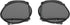 Hogtunes 57 MESH Front Speaker Grills (2 Pack), Fits 1998-2013 Harley-Davidson Road Glide Models