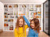 Mitivcati 5x4ft Bookcase Photography Backdrop School Library Study Bookshelf Scene Children Photography Backgrounds