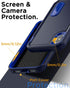 AICase iPhone X/XS Heavy Duty Rugged Case with Kickstand & Glass Screen Protector, Shockproof Military Protection 5.8"