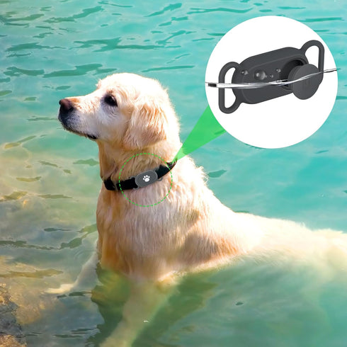 2pcs Dog Collar Holder for Galaxy Smarttag2, Silicone Pet Collar Case Cover, Cute Claw Style Waterproof Protective Case
