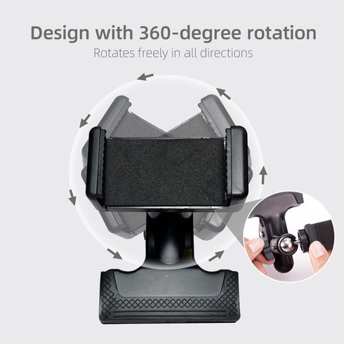 VEOOK 2-in-1 Streaming(GH-01) Guitar Phone Mount, Bass &Guitar Headstock Phone Holder Clip with Adjustable