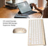 Keyboard Mouse Set, 2.4G, 78 Keys, USB Thin Etched Keycaps, Mute Ergonomic Design for PC, Laptop (Luxury Golden)