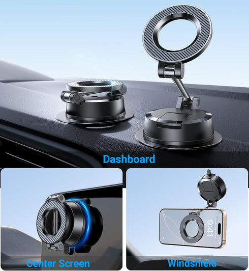 Kaistyle Mount22X N55 Magnets360 17 16 15 14 13 for Magsafe Car Adjustable Cell Phone Holders for Your Car Phone