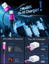 AINOPE 10FT USB C to USB C Cable - Fast Charging for iPad Pro, iPhone 15 Pro Max, MacBook, Samsung Galaxy S24.