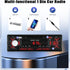 CAMECHO MP3/U Car Radio Bluetooth Single DIN Car Stereo Audio, Car Audio with Bluetooth Handsfree/FM/ Disk/AUX/USB