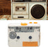 ASHATA Cassette Cassette MP3 Cassettes /MP3 Portable Player, Audio Player Tape to Converter Compatible with Laptops