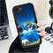 Branwen for iPhone 16E Case 6.1 inch Blue Waterfall Butterfly Soft Touch Step