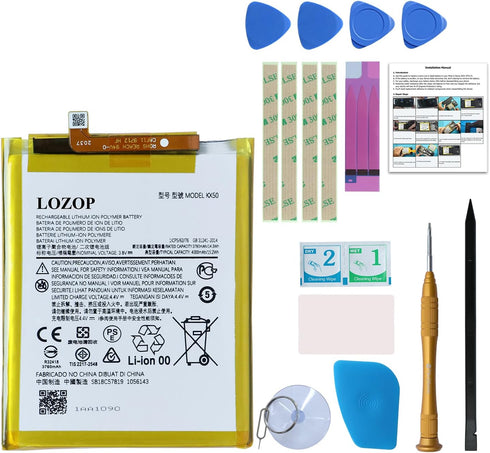 Replacement Battery for Moto G Stylus 2021, Model XT2115 with Repair Tools Kit and User Manual