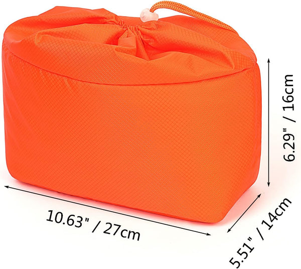 Shockproof Camera Insert Bag for SLR DSLR Mirrorless Camera Accessories, Water Resistant Pouch with Adjustable Dividers