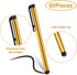 Outus 60 Pieces Slim Capacitive Stylus Touch Pens for Universal Touch Screens, Compatible with iPhone, iPad, Tablet (10