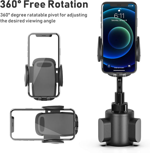 Cup Car Phone Holder for Car, Car Cup Holder Phone Mount, Universal Adjustable Gooseneck Cup Holder Cradle Car Mount for Cell Phone iPhone,Samsung,Huawei,LG, Sony, Nokia