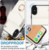 Asuwish Phone Case for iPhone Xs X 10 10s, Wallet Cover with Tempered Glass Screen Protector and RFID Blocking - Off