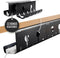 No-Drill Under Desk Cable Management Tray - 2-Pack Wire Organizer for Standing Desk Cord Management