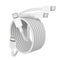 for iPhone 15 USB C Fast Charger Cable, 2pack 6FT USB C to USB C Charging Cord, Nylon Braided Long Charger Cable for