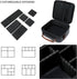 KYALOU Electronics Travel Organizer, Large Cable Case with Adjustable Dividers, Waterproof Tech Storage Bag - Black