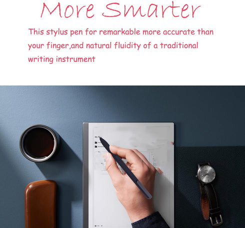 Stylus Pen for Remarkable 2, Replacement EMR Stylus with Palm Rejection, Compatible with Remarkable 1, Includes Pen Tips