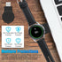 Portable USB Wireless Charger Keychain for Samsung Galaxy Watch 8 7 6 5 Accessories (Black)