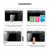 K&F Concept 3pcs Screen Protector for Sony ZV-E1, A7 IV, A6700, A7CII Camera & Hot Shoe Cover, Ultra Clear Tempered