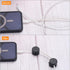 6Pcs 7mm MECCANIXITY Wire Cord Organizer Holder,White Self Adhesive Magnetic Cable Clips for Cable Desk Charging
