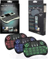 Dreamlink 3 Colour Backlit Mini Wireless Keyboard and Mouse, 2.4GHz Wireless Touchpad Rechargeable Combos for PC, Pad,
