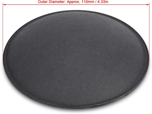 Sanpyl Speaker Dust Cap, 5Pcs 110mm Diameter Subwoofer Paper Dome Coil Cover Caps