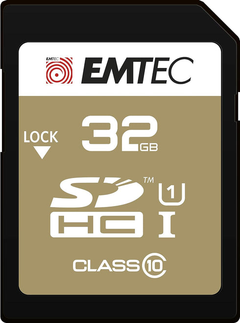 Emtec Class10 U1, 32GB Elite Gold SDHC UHS-I