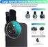 RiNTREE 67mm CPL Filter for iPhone & Android, Phone Polarizing Lens Kit with Clip-On Adapter to Eliminate Glare