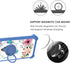 jioeuinly Nokia C300 Case with Tempered Glass Screen Protector, Hard PC + Soft Silicone, Ring Support, Luminous Effect,