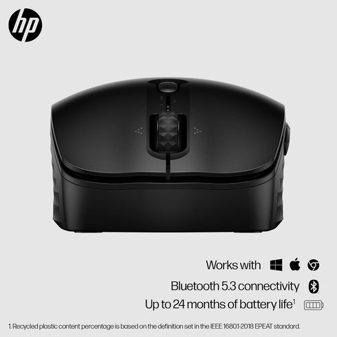 HP Wireless Bluetooth Mouse, 4200 DPI, Customizable Buttons, 24-Month Battery Life, Ergonomic Design by HP