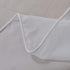 ZebraSmile 1 Panel Tab Top Voile Sheer Curtain, White Loop Sheers for Living Room, Bedroom, Small Window 69(H) X55(W) in