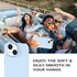 Telaso iPhone 13 Case, Baby Blue Liquid Silicone Soft Gel, Slim Fit, Shockproof, Microfiber Lining, 6.1 inch.