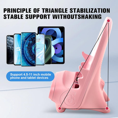 Mini Chair Wireless Fast Charger, Multifunctional Phone Holder Stand, Portable 3 in 1 Cell Phone Stand with Speaker