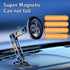 Universal 360° PRO Magnetic Suction Phone Holder for Car, Alloy Folding Magnetic Cell Phone Holder, Dashboard Mount for