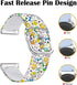 Pikacu Sea Turtle Anime Bands - Compatible with Fitbit Sense/Sense 2/Versa 3/Versa 4 Soft Sport Strap