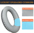 SoloWIT Replacement Earpads Cushions for Bose QuietComfort 35, Ear Pads with Softer Leather, Noise Isolation Foam, Grey