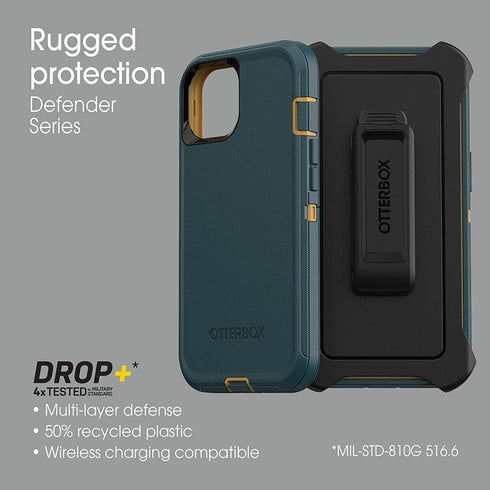 OtterBox 13 Defender Series Series SCREENLESS Edition Case for iPhone (ONLY) - Hunter Green
