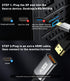 Display Port to HDMI 4K Adapter, Braided DP Male to HDMI Female Converter for PC Dell HP Laptop and Monitor