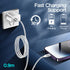 AICase Magnetic Charging Cable (3FT+6.5FT), Super Organized Nano Data Cable for iPhone 14/13/12/11/XS/XR/X/8/7/6/SE