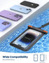 Lamicall Large Size Waterproof Phone Pouch Case, IPX8 Dry Bag for iPhone 15 14 13 12 XR XS X Pro Max Plus Mini, 2 Pcs