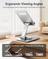 ORICO 360 6.9 Inches (PS2) Aluminum Phone Stand for Desk, Adjustable Metal Phone Holder with Stable Support and Smooth