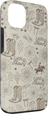 Vintage Classic Cowboy Vibes Pattern Aesthetic 13 Vintage Cowboy Hat Boot Cactus Yeehaw Rodeo Flower Western Case