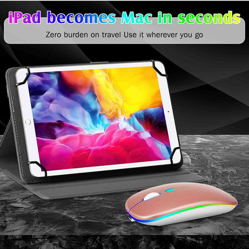 UrbanX Bluetooth Rechargeable Mouse for ASUS VivoBook Thin&Light Laptop, Wireless Mouse for Laptop/PC/Mac/iPad