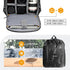 TARION Professional Camera Bag, Waterproof Backpack with Laptop Compartment for DSLR SLR Mirrorless Photography, Grey