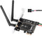 Wireless Network Card Adapter M.2 NGFF to PCI-E, WiFi Network Card Converter with Dual-Band Antenna