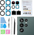 2PCS ASDAWN Galaxy S22 Ultra Back Camera Lens Glass Replacement, Repair Kit with Free Lens Film